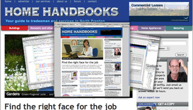Screenshot of Home Handbooks website